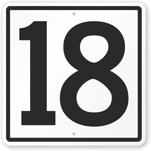 Attēlu rezultāti vaicājumam “number 18”